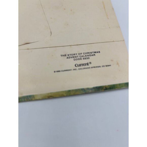 Vintage Current Christmas The Story of Christmas Paper Pop up Advent Calendar 19 - Picture 12 of 13